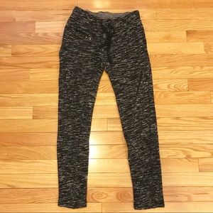 RACHEL Rachel Roy Black White Marled Legging Pants